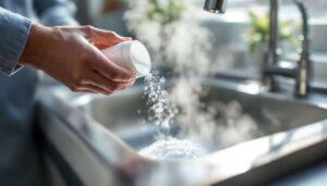 Kein Klempner nötig: Heißes Wasser und dieses Pulver reichen, um verstopfte Abflüsse schnell zu befreien