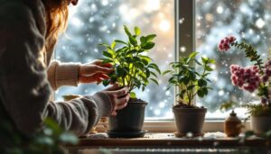 Ich topfe um und dünge meine Pflanzen im Winter, ohne auf den Frühling zu warten