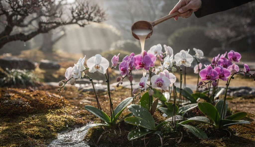 Orchideen im Spätwinter: Der Reiswasser-Trick, den japanische Gärtner seit Generationen nutzen