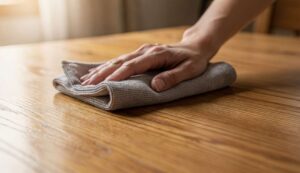 Holzmöbel pflegen: Das Hausmittel, das Kratzer fast unsichtbar macht