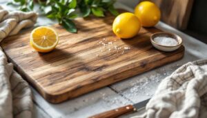 Holzschneidebretter desinfizieren: Warum Salz und Zitrone die beste Wahl sind